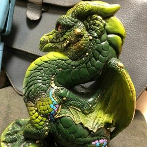 windstone editions peacock dragon